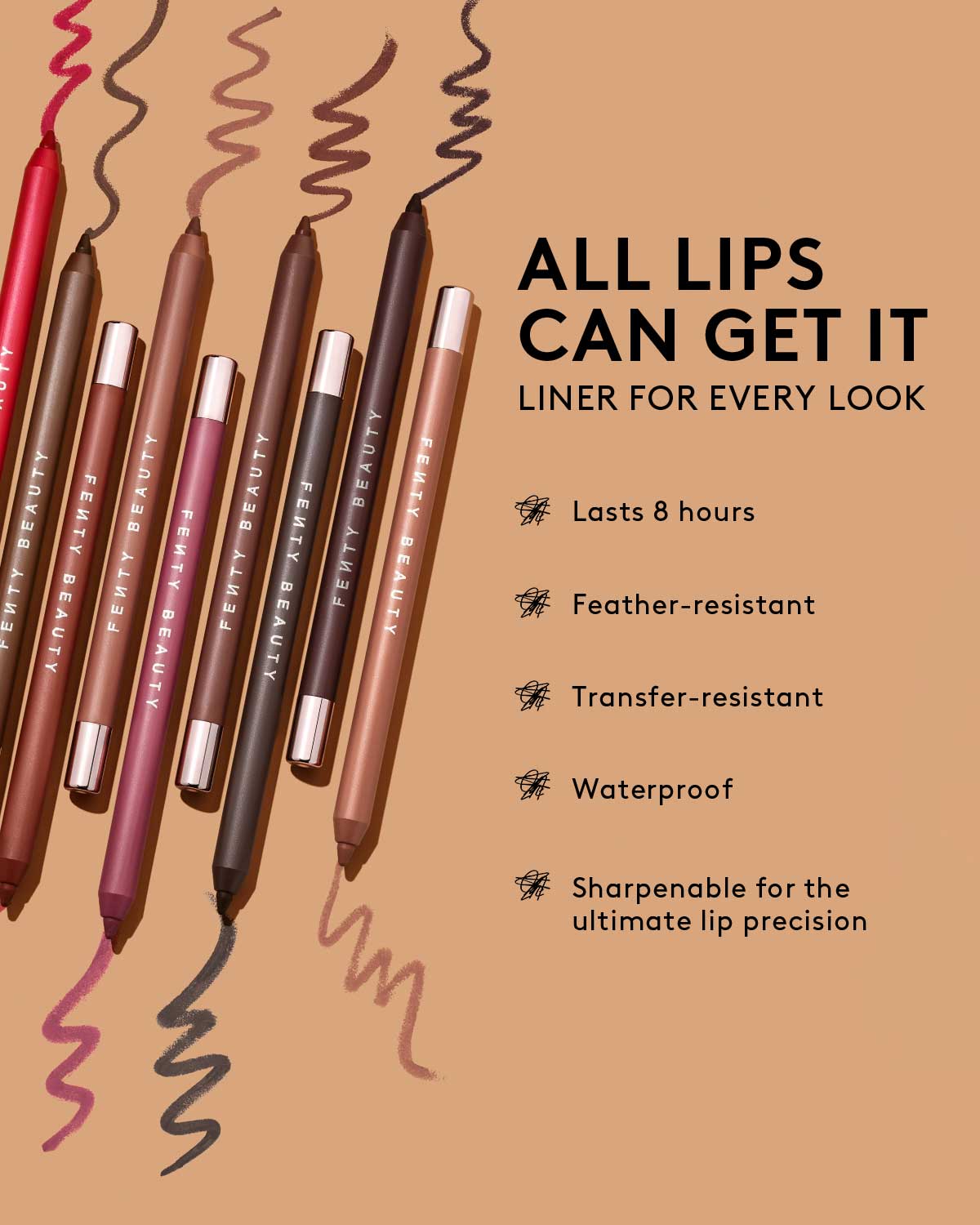 Trace'd Out Longwear Waterproof Pencil Lip Liner — Brown'd Out