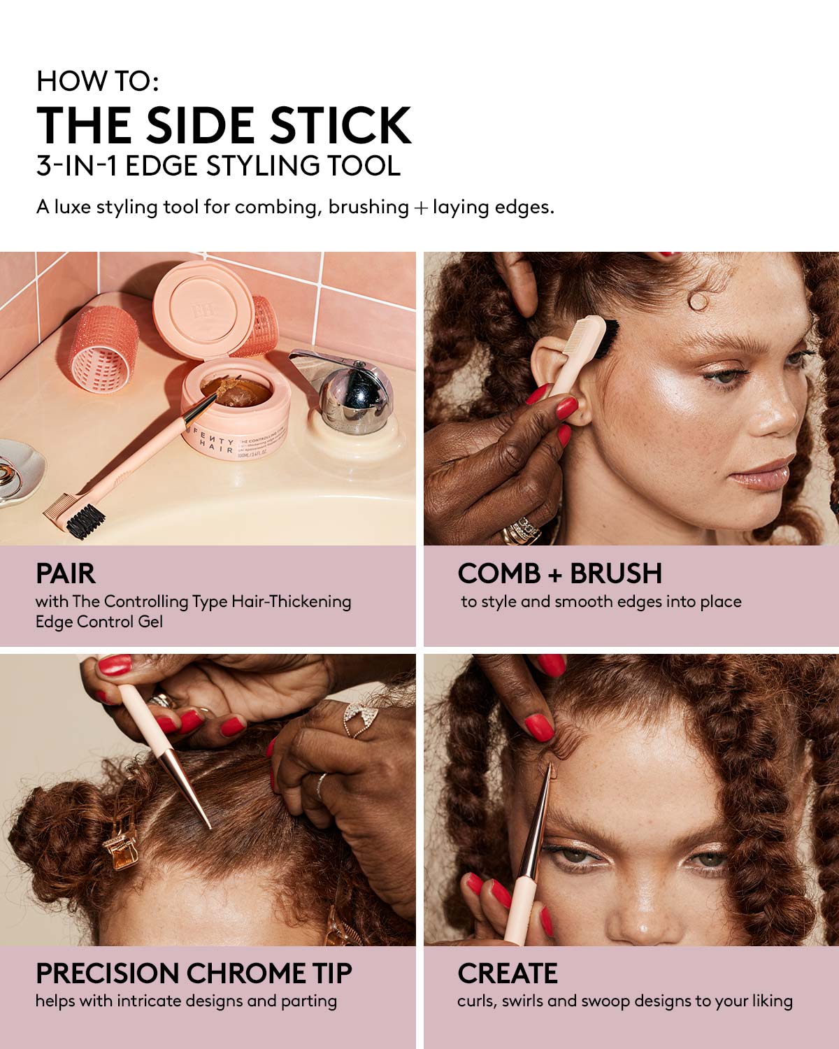 The Side Stick 3-in-1 Edge Styling Tool